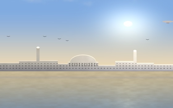 White city scene